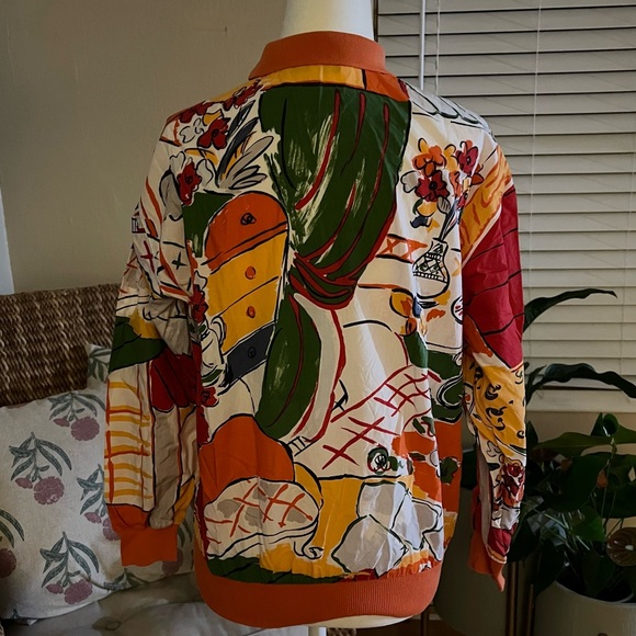 Authentic Vintage Christian Dior Sports Pattern Print Polo Longsleeve Size M - Picture 7 of 9